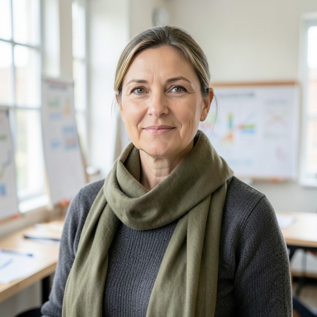 Portrait of Elena Whitfield, programme lead