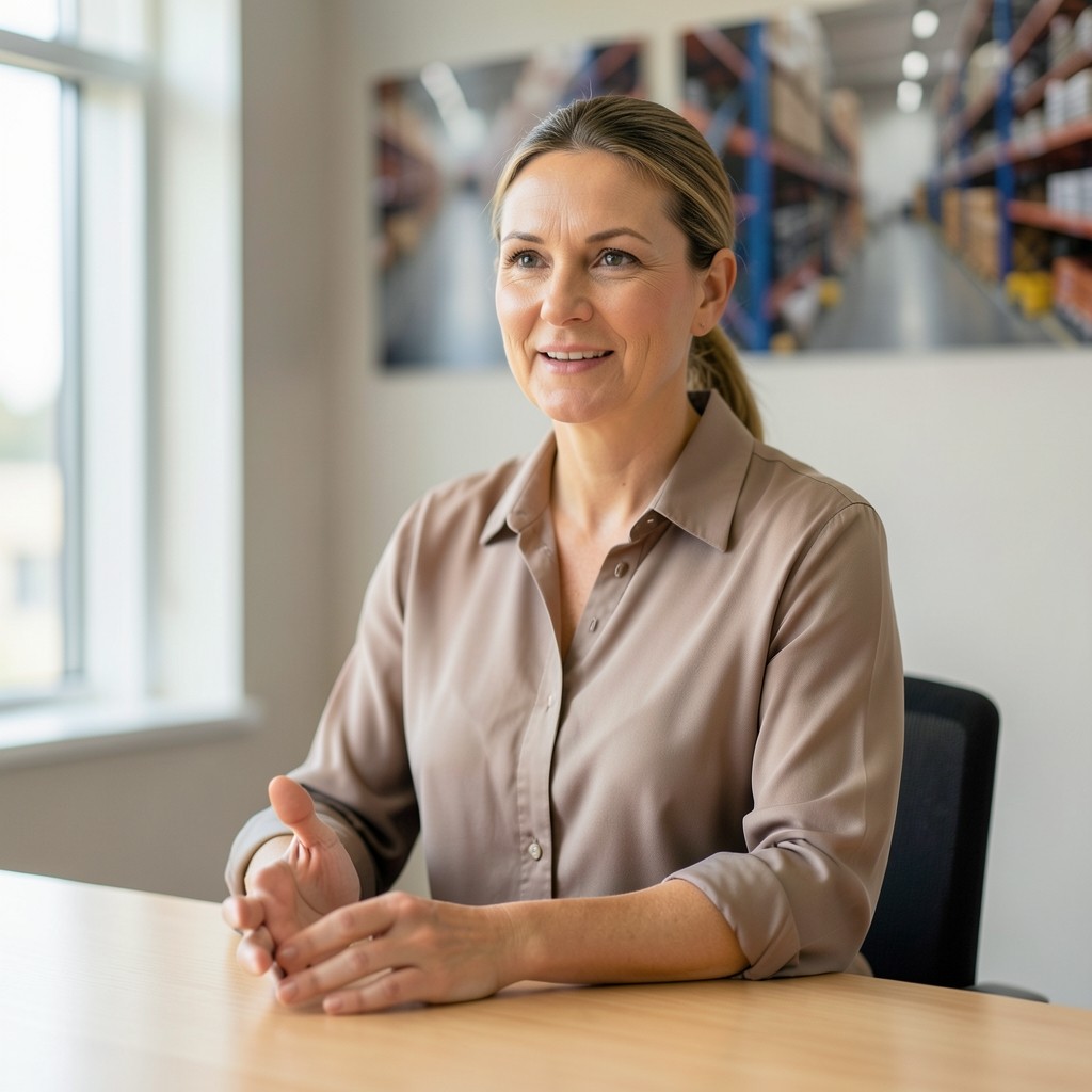Portrait of Sara Bennett, logistics CPD tutor